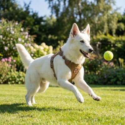 berger belge porte harnais anti traction chien