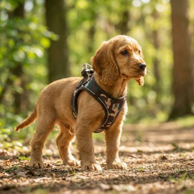 harnais pour chiot couleur camouflage