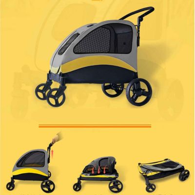 poussette pour grand chien pliable