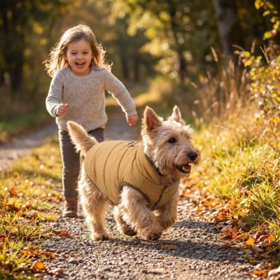 scottish terrier court avec manteau pour petit chien